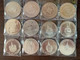 Thailand Coin 50 Baht Completed Set Of 12 - Thaïlande