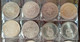 Thailand Coin 50 Baht Completed Set Of 12 - Tailandia