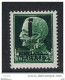 R.S.I.  VARIETA':  1944  SOPRASTAMPATO -  25 C. VERDE  N. -  DECALCO  DELLA  SOPRASTAMPA  -  SASS. 491 R - Nuovi