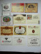 43 étiquettes Vin Années 1970 1980 Bordeaux Bourgogne Beaujolais Jura Gigondas Côtes Du Rhône - Collections & Sets