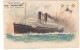 Norvège - Carte Postale De 1912 - Oblit Bateau De Mer - Bergen Newcastle - Exp Vers Le Havre - Bateau S.S.Mantua - - Cartas & Documentos