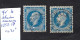 NORVEGE: YV 4 (1856/57, 2 Nuances (Shades), Oblitérés, Bon Centrage, Bonne Perf ,very Good Condition, Très Beaux - Used Stamps