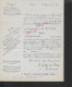 TYPE ACTE TIMBRE PAIX CACHETS AR TRIBUNAL INSTANCE COMMISSION DES ORDRES PARIS 1935 IMMEUBLE À ASNIÈRES : - Cartas & Documentos