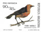 Delcampe - Argentine Football Oiseaux Passereaux Carouge Safran Birds Saffron Cowled Blackbird Vögel Aves Uccelli Tordo ** 1973 20€ - Zangvogels