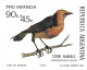 Delcampe - Argentine Football Oiseaux Passereaux Carouge Safran Birds Saffron Cowled Blackbird Vögel Aves Uccelli Tordo ** 1973 20€ - Songbirds & Tree Dwellers