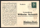AK Minden I. W., Versandhaus / Kleiderfabrik Wilhelm Schmidt, Bestellkarte  - Minden