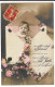 3 Cpa Faire-part De Naissance Dont 2 : Enfant Sort De L'enveloppe, 1908 19011 - Naissance