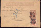 603950 | Ganzsache, Streifband, Wrapper, Stamp With Firmenlochung Perfin, Erh. 3. Beschädigt  | -, -, - - Storia Postale