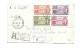 GREAT BRITAIN UNITED KINGDOM ENGLAND COLONIES - BRITISH VIRGIN ISLANDS - 1951 FUL SET ON REGISTERED COVER TO ENGLAND - Iles Vièrges Britanniques
