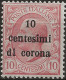 TRTT4L,1919 Terre Redente - Trento E Trieste, Sassone Nr. 4, Francobollo Nuovo Con Traccia Di Linguella */ - Trentin & Trieste