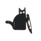 Pin's NEUF En Métal Pins - Chat Noir Avec Un Couteau Killer Cat (Réf 5) - Animales