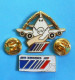 2 PIN'S //  ** AIR FRANCE / MAINTENANCE / JV // BILLET D'AVION ** . (Made In France // Prodimport) - Vliegtuigen