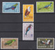 001096/ Uganda 1965 Sg121/6 MNH (6) Birds Series Cv £44 - Ouganda (1962-...)
