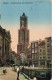 PAYS-BAS - Utrecht - Stadhuisbrug Met Domtoren - Vue Sur Une église - Une Allée - Carte Postale Ancienne - Utrecht