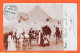 33799 / ⭐ ♥️ Carte-Photo GIZEH Sphinx Et Pyramide Madame HOWELL ? Dans Voiture 1906 à Mme PENTECOUTEAU Longchamps Paris - Pyramides