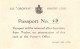 SS Oronsay Orient Line 1930s Toulon Naples French Passport Card - Otros & Sin Clasificación