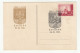 Croatia WWII NDH 1942 Special Postcard And Postmark Old Zagreb D230301 - Croatia