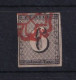 TIMBRE N° 10 OBLITERE CACHET ROUGE. EXPERTISE ET SIGNE.VOIR COMMENTAIRE . COTE 1500  EURO - 1843-1852 Federal & Cantonal Stamps