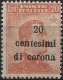 TRTT5N2,1919 Terre Redente - Trento E Trieste, Sassone Nr. 5, Francobollo Nuovo Senza Linguella **/ - Trente & Trieste