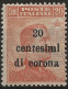 TRTT5N4,1919 Terre Redente - Trento E Trieste, Sassone Nr. 5, Francobollo Nuovo Senza Linguella **/ - Trente & Trieste