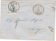 1865 Piego Da Terni Per Foligno  Con VEII Da   15c - Storia Postale
