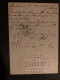 CP EP 10 OBL.26 SEPT 1889 BRUXELLES + LIBRAIRIE CENTRALE DE FERDINAND FINK +OBL. BLEUE PARIS ETRANGER - 1884-1891 Leopoldo II