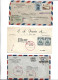 ECUADOR - POSTAL HISTORY LOT OF 6 COVERS - AIRMAIL CENSORED - Ecuador