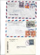 EL SALVADOR - POSTAL HISTORY LOT OF 6 COVERS - AIRMAIL CENSORED - El Salvador