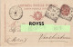 Cartolina Postale Con Effige Ovale 1895 (901) Viaggiata Da Roma A Vinchiaturo Campobasso Molise Nel 1902 (v.retro) - Marcofilie