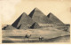 EGYPTE #21156 LE CAIRE PYRAMIDE CARTE PHOTO - Cairo