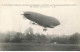 AVIATION #26312 AEROSTATION MILITAIRE BALLON DIRIGEABLE PATRIE PARTI POUR SON RAID PARIS VERDUN - Dirigeables