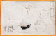 1833 - KWIV - Enveloppe Pliée Avec Corresp D'Angleterre Vers ABBEVILLE, Somme, France - POSTE RESTANTE - Postmark Collection