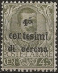 TRTT8oN,1919 Terre Redente - Trento E Trieste, Sassone Nr. 8o, Francobollo Nuovo Senza Linguella **/ Varietà - Trentin & Trieste