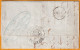 1840 - QV - Entire Letter From Liverpool, England To Tourcoing, France - Via Calais & Lille - Forwarded By Chartier... - Postmark Collection