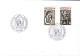 Delcampe - LES 8 LETTRES SOUVENIR DES 50 ANS DE LA SOCIETE PHILATELIQUE DU BERRY à BOURGES - Lots & Kiloware (mixtures) - Max. 999 Stamps