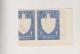 CROATIA WW II  Labour 1943 Both Side Printed Proof Pair No Gum RR - Croatia