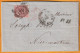 1870 - Lettre Pliée Avec Correspondance En Français De TORINO, Turin Vers NIZZA MARITIMA Nice Maritime - Storia Postale