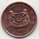 Singapour 1 Cent 1995 - Singapur
