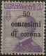 TRTT9N1,1919 Terre Redente - Trento E Trieste, Sassone Nr. 9, Francobollo Nuovo Senza Linguella **/ - Trentino & Triest