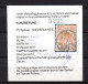 Netherlands 1920 Old Overprinted 10 Guilder Stamp (Michel 99) Used With Certificate Vleeming BPP - Used Stamps