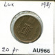 20 FRANCS 1981 LUXEMBOURG Coin #AU966.U.A - Luxembourg