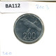 200 RUPIAH 2003 INDONESIA Moneda #BA112.E.A - Indonesia