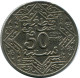 50 CENTIMES ND 1921 MOROCCO Yusuf Coin #AH775.F.A - Marokko