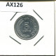 5 CENTS 1971 SINGAPORE Coin #AX126.U.A - Singapur