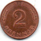 Allemagne 2 Pfennig 1976G - 2 Pfennig