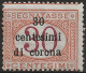 TRTTSx4N,1919 Terre Redente - Trento E Trieste, Sassone Nr. 4, Segnatasse Nuovo Senza Linguella **/ - Trente & Trieste