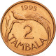Monnaie, Malawi, 2 Tambala, 1995, TTB, Copper Plated Steel, KM:25 - Malawi