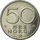 Monnaie, Norvège, Olav V, 50 Öre, 1993, TTB, Copper-nickel, KM:418 - Norway