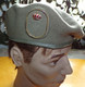 BERET MILITAIRE  DE L'ARMEE ESPAGNOLE  ,TAILLE 55 FABRICATION ESPAGNOLE DE 1986 ELOSEGUI , PURE LAINE , ETAT NEUF VOIR P - Cascos