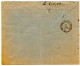 BELGIQUE - COB 142 SIMPLE CERCLE BILINGUE EVIDE MONS SUR LETTRE RECOMMANDEE, 1919 - Cartas & Documentos